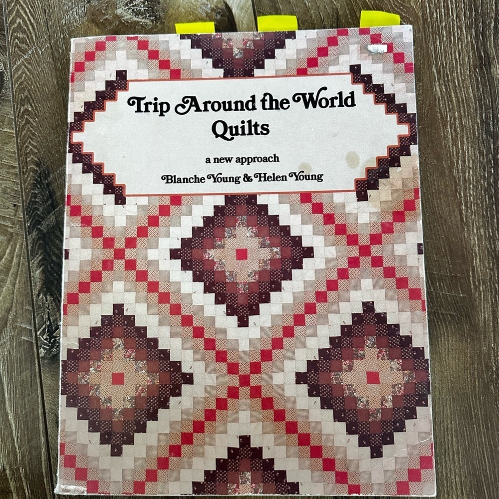 Trip Around the World Quilts by Blanche Young & Helen Young - Red and Cream